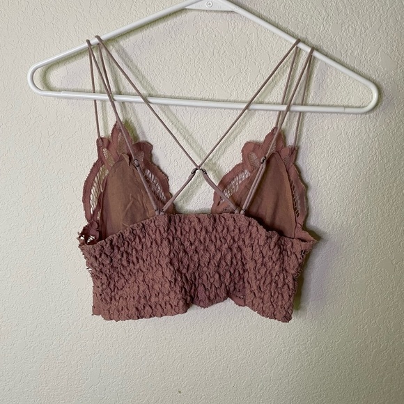 Free People Pink lace feminine bralette - Picture 3 of 7